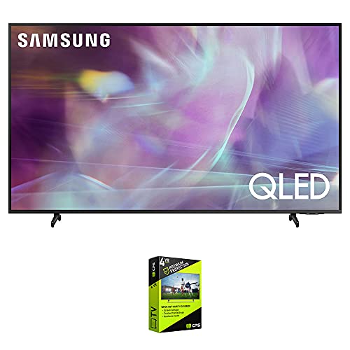 Samsung QN50Q60AA 50 Inch QLED 4K UHD Smart TV Bundle with Premium 4 YR CPS Enhanced Protection Pack