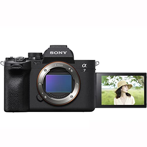 Sony a7 IV Full Frame Mirrorless Camera Body with FE 24-105mm F4 G OSS Full Frame E-Mount Lens ILCE-7M4/B + SEL24105G Bundle with Deco Gear Case + Tripod + Extra Battery, Dual Charger and Accessories