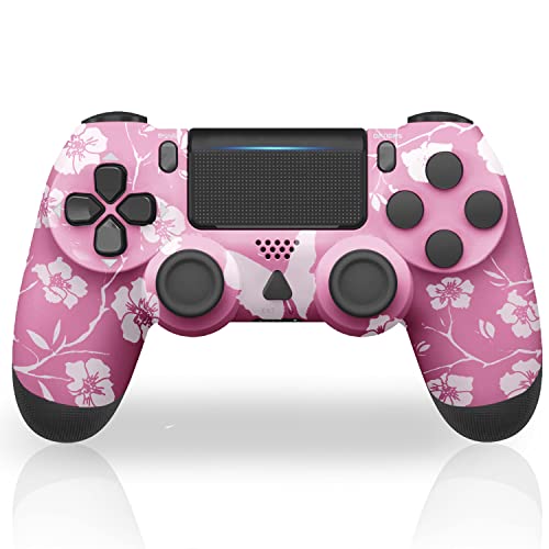 Wireless Controller for PS4/Slim/Pro Console, Pink PS4 Games Controller Compatible with Playstation 4 Console