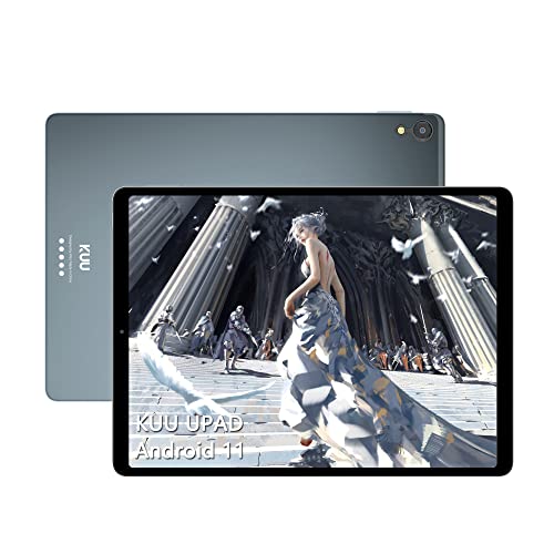 KUU Tab UPAD 11 inch, Tablet Android 11, 2176 * 1600 IPS Display, Tablet PC 4GB RAM 64GB ROM, T618-Unisoc 8 Core 2.0Ghz Processor, 4G LTE+5G WiFi, SIM Card, Bluetooth 5.0, Type C, GPS, 5MP+13MP Camera