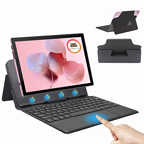 Tablet Android 11,5G WiFi Tablets 10 Inch, 2 in 1 Tablet with Keyboard,6GB RAM 64GB ROM 128GB Expandable, 8MP & 5MP Dual Camera, 6000mAh,Bluetooth,GMS Play Tablet pc,Tablets Prime