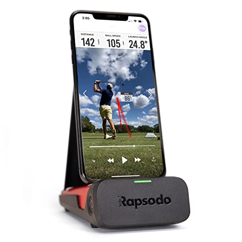 Rapsodo Mobile Launch Monitor for Golf Indoor and Outdoor Use with GPS Satellite View and Professional Level Accuracy, iPhone & iPad Only