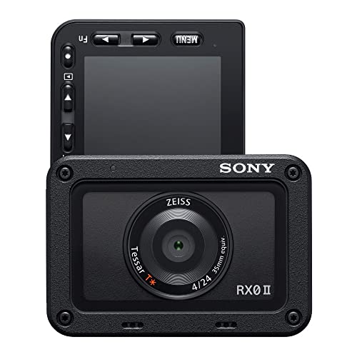 Sony Cyber-Shot DSC-RX0 II Digital Camera with Extra Sony NP-BJ1 Battery and Kingston 128GB V30 A2 MicroSD Bundle (3 Items)