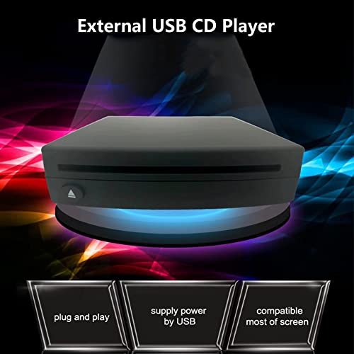 USB External Vehicle CD Player USB Connection Portable CD Players for car Android Navigation USB Port Plug and Play