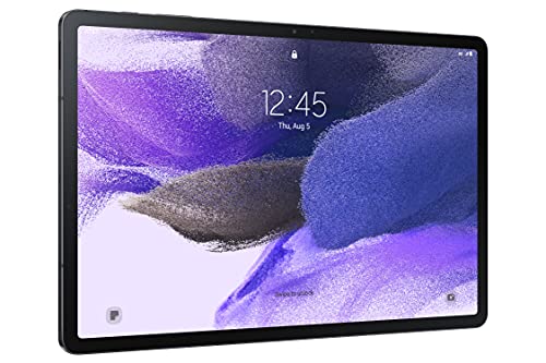 SAMSUNG Galaxy Tab S7 FE 12.4” 64GB WiFi Android Tablet w/ S Pen Included, Large Screen, Multi Device Connectivity, Long Lasting Battery, 2021, ‎SM-T733NZKAXAR, Mystic Black