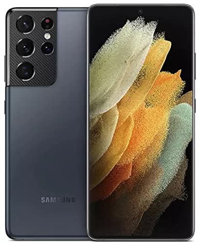 SAMSUNG Galaxy S21 Ultra G998U 5G | Fully Unlocked Android Smartphone | US Version 5G Smartphone | Pro-Grade Camera, 8K Video, 108MP High Resolution | 128GB - Phantom Navy Blue (Renewed)