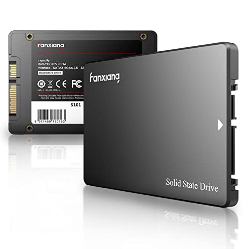 Fanxiang S101 2TB SSD SATA III 6Gb/s 2.5" Internal Solid State Drive, Read Speed up to 550MB/sec, Compatible with Laptop and PC Desktops(Black)