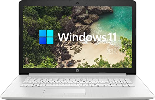 HP 17.3” Laptop (Latest Model), 11th Gen Intel Core i3-1115G4, 16GB RAM, 512GB SSD, Anti-Glare Display, Intel UHD Graphics, Long Battery Life, Windows 11