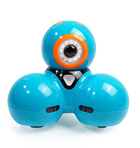 Wonder Workshop Dash – Coding Robot for Kids 6+ – Voice Activated – Navigates Objects – 5 Free Programming STEM Apps – Creating Confident Digital Citizens , Blue