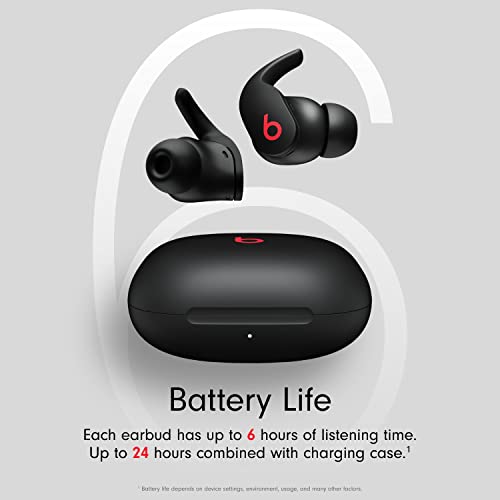 Beats Fit Pro - True Wireless Noise Cancelling Earbuds with $25 Amazon Gift Card - Apple H1 Headphone Chip, Compatible with Apple & Android, Class 1 Bluetooth®, Built-in Microphone - Black