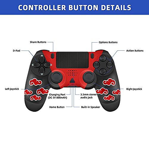 New Model, Innovative Design, Upgrade Wireless Controller, Compatible with PS4/Slim/Pro/Windows PC/ by WS-Store