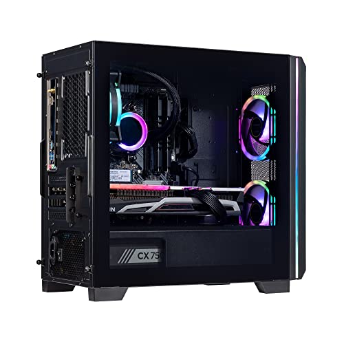 Velztorm Mini Pilum Custom Built Gaming Desktop PC (AMD Ryzen 7-3700X 8-Core, Radeon RX 6700 XT, 64GB RAM, 2TB PCIe SSD + 6TB HDD (3.5), WiFi, USB 3.2, HDMI, Bluetooth, Win 11 Pro)