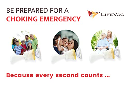 LifeVac - Choking Rescue Device Home Kit for Adult and Children First Aid Kit, Portable Choking Rescue Device, First Aid Choking Device