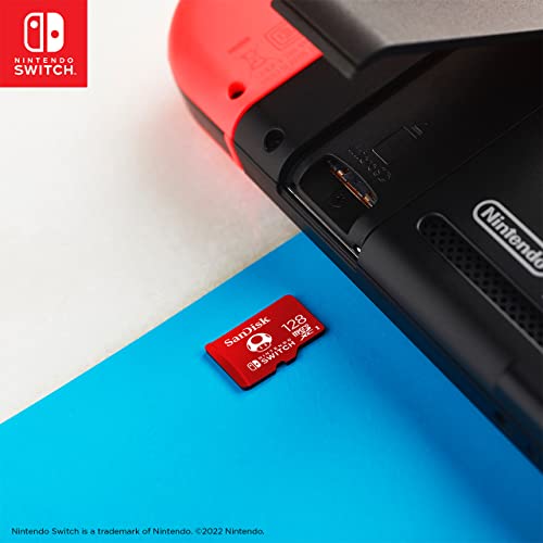 SanDisk 128GB microSDXC-Card, Licensed for Nintendo-Switch - SDSQXAO-128G-GNCZN