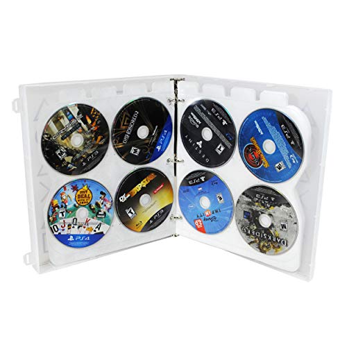 UniKeep High Capacity PlayStation Themed Disc Storage Case - Holds 80 Discs