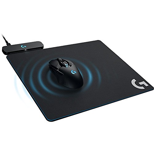 Logitech G 910-005270 7-Button Wireless Gaming Mouse, Black & Logitech G Wireless Gaming Mouse Pad, Black