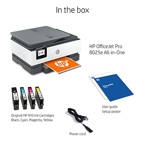 HP OfficeJet Pro 8025e Wireless Color All-in-One Printer with bonus 6 free months Instant Ink with HP+ (1K7K3A)