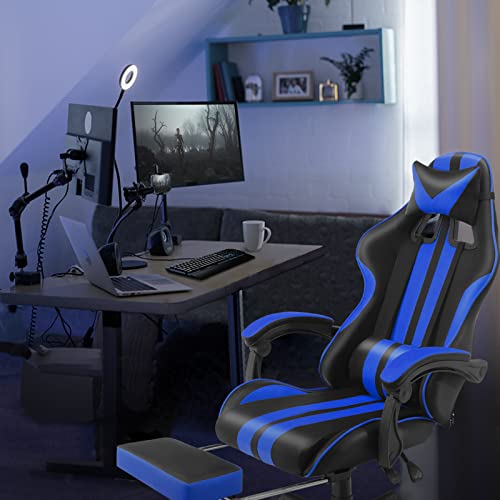 Pink and Blue Gaming Chair Bundle