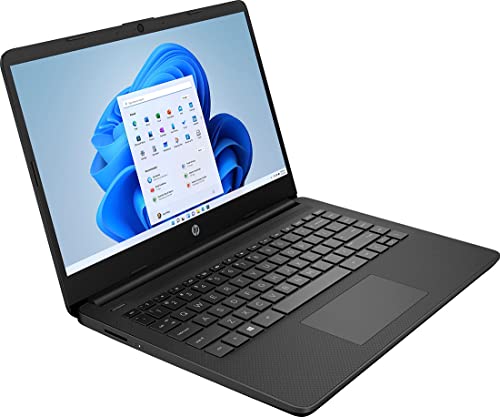 2022 Newest HP Premium 14-inch HD Laptop| Intel Celeron N4020 to 2.8GHz 8GB RAM 128GB(64GB SSD+ 64GB Card)| Webcam Bluetooth HDMI USB-C Wi-Fi| Win 11 S with 1 Year MS 365| LIONEYE Bundle| Black