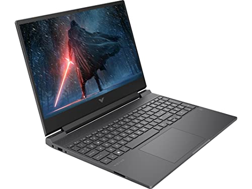 2022 HP Victus 15.6" 144Hz Gaming Laptop, Intel 12th Core i5-12450H, 8GB RAM, 512GB PCIe SSD, NVIDIA GeForce RTX 1650 Graphics 4GB, Backlit Keyboard, Windows 11 Pro, Mica Silver, 32GB USB Card