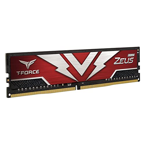 TEAMGROUP T-Force Zeus DDR4 32GB Kit (2 x 16GB) 3200MHz (PC4 25600) CL16 Desktop Gaming Memory Module Ram - TTZD432G3200HC16FDC01