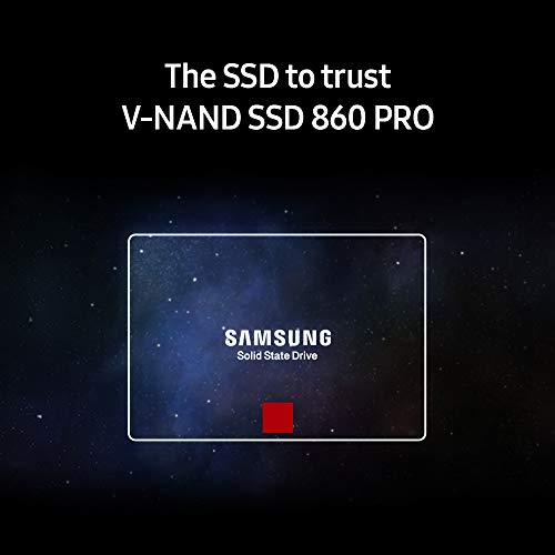 Samsung 860 PRO 1TB 2.5 Inch SATA III Internal SSD (MZ-76P1T0BW)