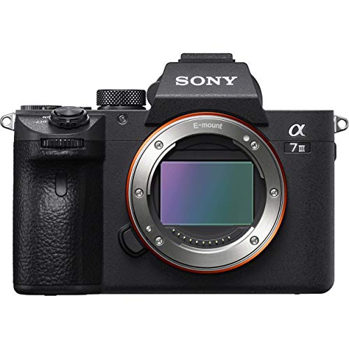 Sony a7 III ILCE7M3/B Full-Frame Mirrorless Interchangeable-Lens Camera with 3-Inch LCD, Body Only,Base Configuration,Black