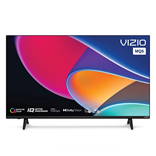 VIZIO 43-inch MQ6 Series 4K QLED HDR Smart TV w/Dolby Vision, WiFi 6E, Bluetooth Headphone Capable, AMD FreeSync & Alexa Compatibility, M43Q6M-K04, 2023 Model