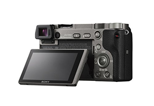 Sony Alpha a6000 Mirrorless Digital Camera with 16-50mm Lens, Graphite (ILCE-6000L/H)