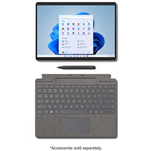 Microsoft 8PN 00001 Surface Pro 8 13" Touch Intel i5-1135G7 8GB/128GB - Platinum Bundle with Elite Suite 18 Software + 1 YR CPS Enhanced Protection Pack