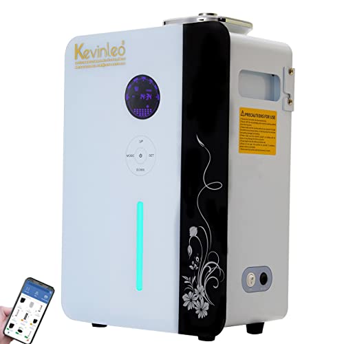 US Ship-Kevinleo Scent Machine Home Covering 3,500-7,500 sq.ft,APP Phone Control/Built-in Timer,Help Connect WiFi,Waterless,Powerful Scent Outlet,HVAC/Stand Alone,Essential Oil Diffuser Hotel