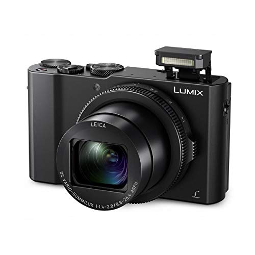 Panasonic Lumix DMC-LX10 4K Digital Point and Shoot Camera, 20.1 Megapixel 1-inch Sensor Bundle with Case, 64GB SD Card, Fotopro UFO 2 Tripod, Corel PC Software Kit, Essential Accessories