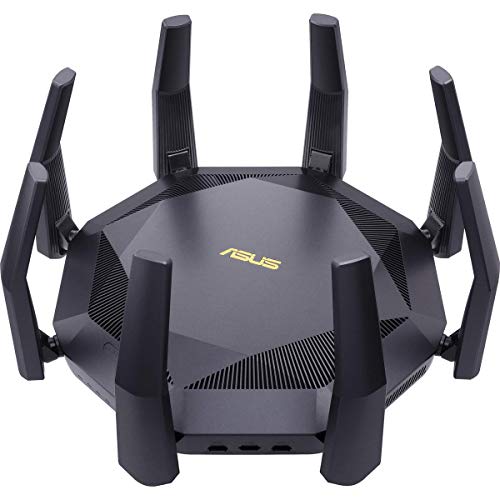 ASUS AX6000 WiFi 6 Gaming Router (RT-AX89X) - Dual Band 12-Stream Gigabit Wireless Internet Router, Dual 10G Ports, Gaming & Streaming, AiMesh Compatible, Included Lifetime Internet Security