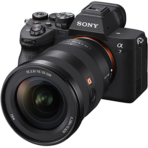 Sony a7 IV Full Frame Mirrorless Camera Body with 2 Lens Kit FE 16-35mm F2.8 GM G Master + 28-70mm ILCE-7M4K/B + SEL1635GM Bundle w/Deco Gear Backpack + Monopod + Extra Battery, LED and Accessories