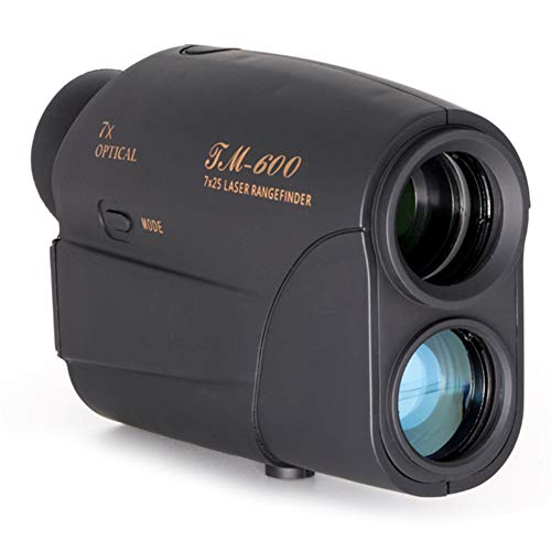 MOESAPU Golf Rangefinders Accuray 1 Yd 600 Yards with Flag Lock, Continuous Scan - Laser Range Finder with Pinsensor - Laser Binoculars - with AAA Battery (TM600VH)