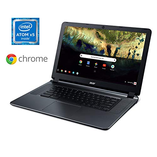 Acer Chromebook 15, Intel Atom X5-E8000 Quad-Core Processor, 15.6" HD, 4GB LPDDR3, 16GB eMMC, CB3-532-108H