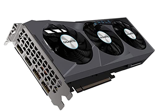 GIGABYTE Radeon RX 6600 Eagle 8G Graphics Card, WINDFORCE 3X Cooling System, 8GB 128-bit GDDR6, GV-R66EAGLE-8GD Video Card