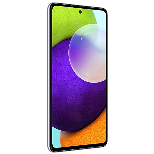 Samsung A52 SM-A525M/DS (128GB + 4GB RAM), 4G LTE, International Version (No US Warranty), Awesome Violet - Unlocked (GSM Only | Not Compatible with Verizon/Sprint)