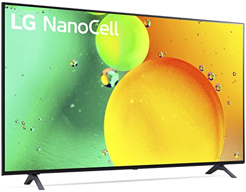 LG 65-Inch Class NANO75 Series Alexa Built-in 4K Smart TV, 60Hz Refresh Rate, AI-Powered 4K, Cloud Gaming (65NANO75UQA, 2022)