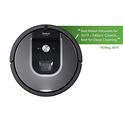 iRobot Roomba 960 Robot Vacuum- Wi-Fi Connected Mapping, Works with Alexa, Ideal for Pet Hair, Carpets, Hard Floors (Renewed)