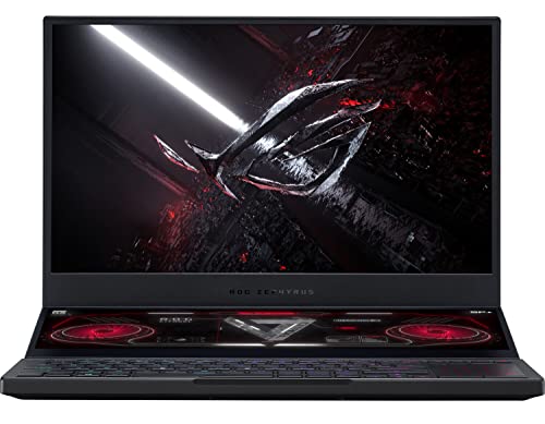 ASUS ROG Zephyrus Duo 15 SE Gaming & Entertainment Laptop (AMD Ryzen 9 5980HX 8-Core, 32GB RAM, 2x8TB PCIe SSD (16TB), RTX 3070, 15.6" 300Hz Full HD (1920x1080), Win 11 Pro) (Renewed)