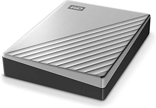 WD 2TB My Passport Ultra for Mac Silver Portable External Hard Drive HDD, USB-C and USB 3.1 Compatible - WDBPMV0040BSL-WESN