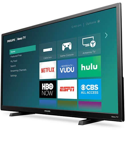 Philips 32PFL4664 Roku TV Certified Renewed