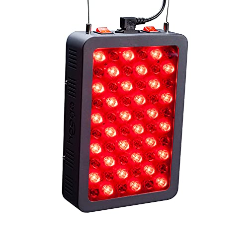 Hooga Red Light Therapy Device, Red Near Infrared 660nm 850nm, 60 Clinical Grade LEDs, High Power Output Panel. Hanging Kit. Improve Sleep, Pain Relief, Skin Health, Anti-Aging, Energy, Recovery.