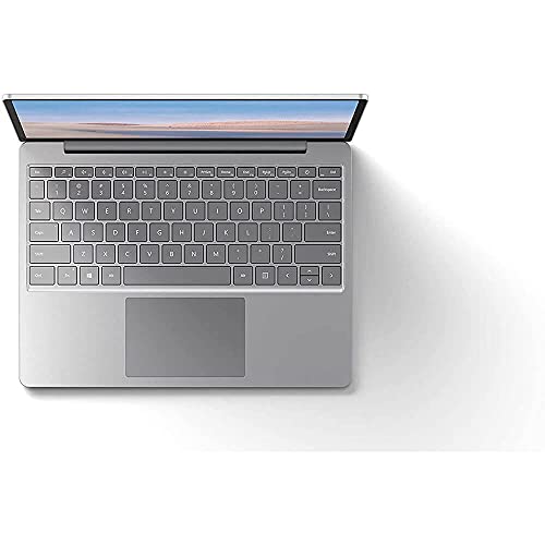 Microsoft Surface Laptop Go 12.4" Touchscreen Laptop PC, Intel Quad-Core i5-1035G1, 4GB RAM, 64GB eMMC, Webcam, Win 10, Bluetooth, Online Class Ready - Platinum