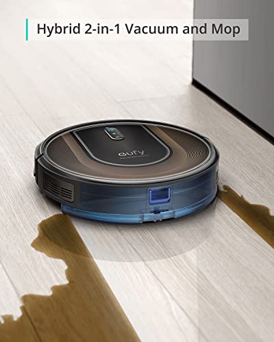 eufy by Anker, RoboVac G30 Hybrid, Robot Vacuum with Smart Dynamic Navigation 2.0, 2-in-1 Vacuum and Mop, 2000 Pa Suction, Wi-Fi, Boundary Strips, Ideal for Pet Owners