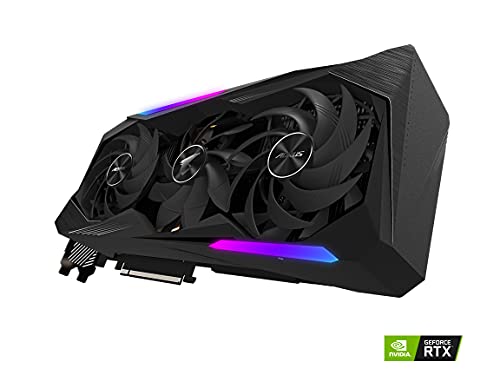 GIGABYTE AORUS GeForce RTX 3070 Ti Master 8G Graphics Card, MAX-Covered Cooling, 8GB 256-bit GDDR6X, GV-N307TAORUS M-8GD Video Card