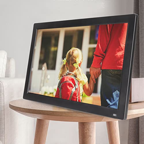 Digital Photo Frame 18.5 inch,Electronic Picture Frame,HD Touch Screen Smart Photo Frame 16:9,Auto Rotate Video Photo Frame,Easy to Share Photo/Video,Gift for Friends and Family(US Plug)