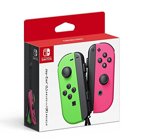 Nintendo Switch - Joy-Con (L/R)-Neon Green/Neon Pink Splatoon 2 (Japan Import)