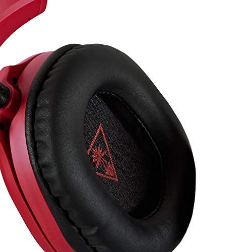 Turtle Beach Recon 70 PlayStation Gaming Headset for PS5, PS4, Xbox Series X, Xbox Series S, Xbox One, Nintendo Switch, Mobile, & PC with 3.5mm - Flip-to-Mute Mic, 40mm Speakers, 3D Audio – Red